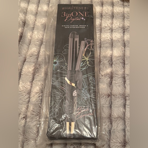 HAUTENESS 3-in-1 Digital Curling Iron + Heat Tool Case Bundle NWT - Picture 6 of 7